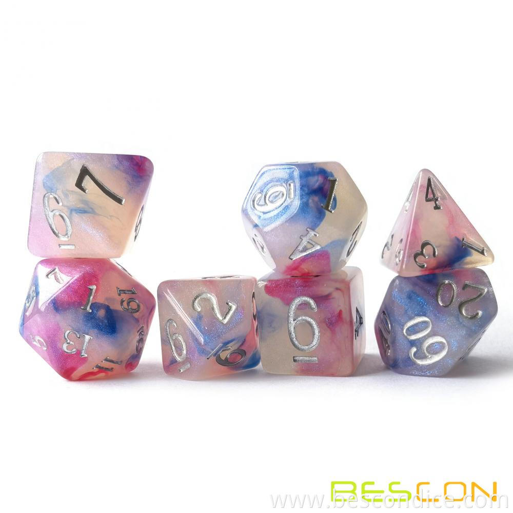 Nebula Magical Stone Dice Set Nebula Magical Stone Dice Set